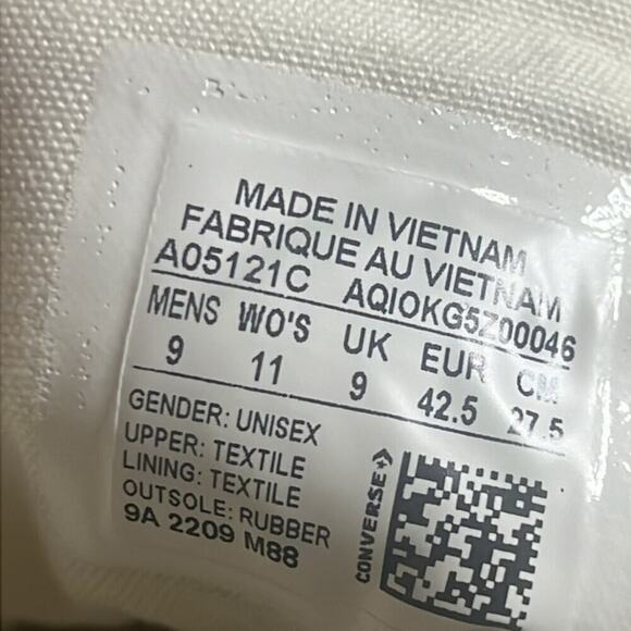 CONVERSE CHUCK TAYLOR ALL‎ STARS HIGH TOP SNEAKERS SIZE 9 - Picture 7 of 7